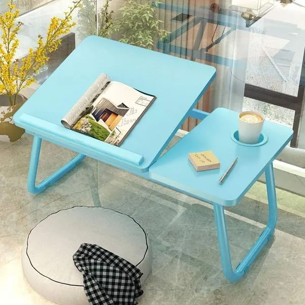 Foldable Double Head Laptop Table