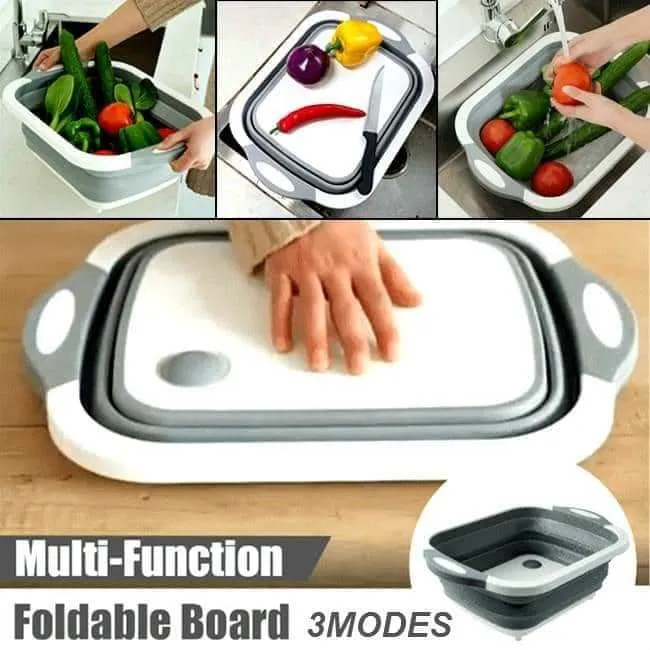 Chopping Board With Drain Basket