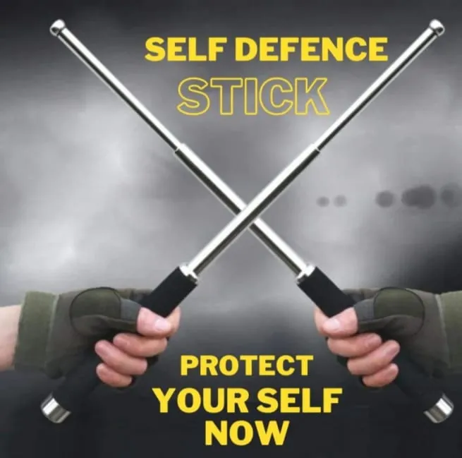 Self Defence Stick and Stun Gun Combo set